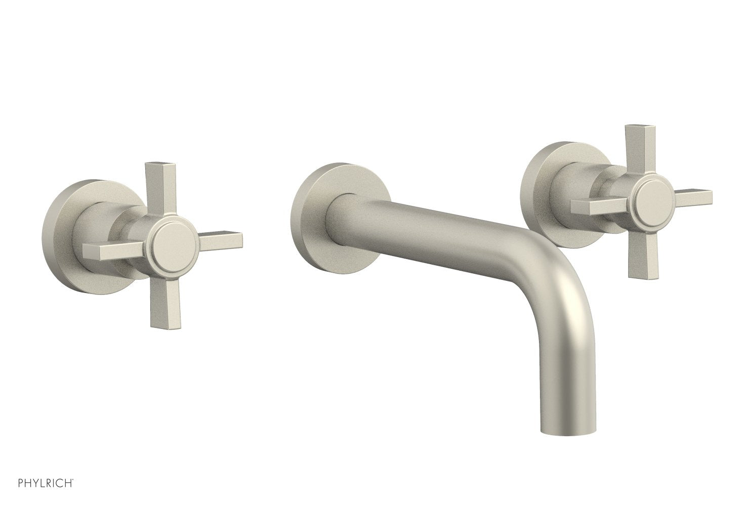 Basic Wall Tub Set - Blade Cross Handles D1137