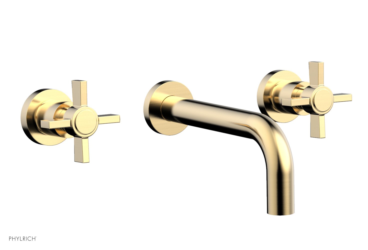 Basic Wall Tub Set - Blade Cross Handles D1137