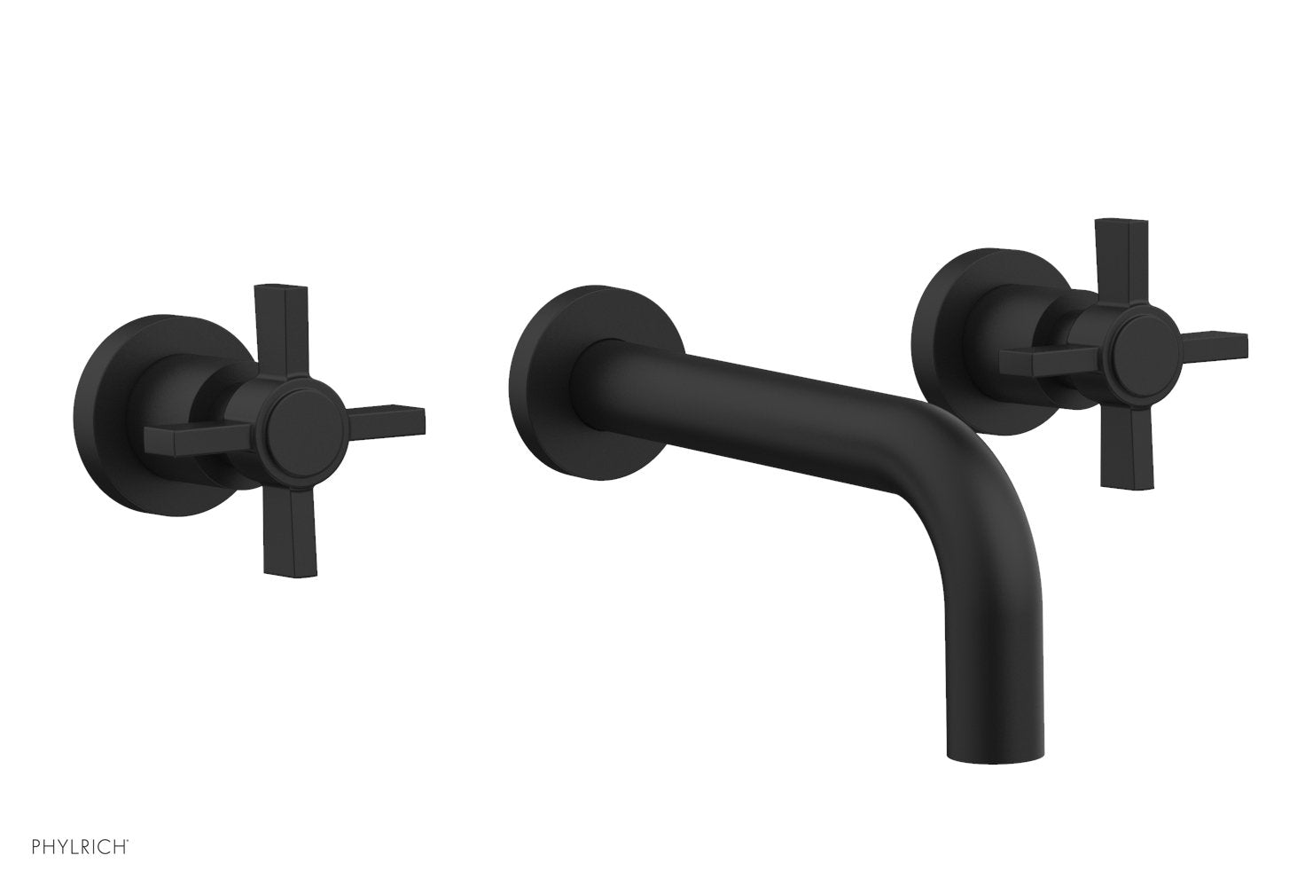 Basic Wall Tub Set - Blade Cross Handles D1137