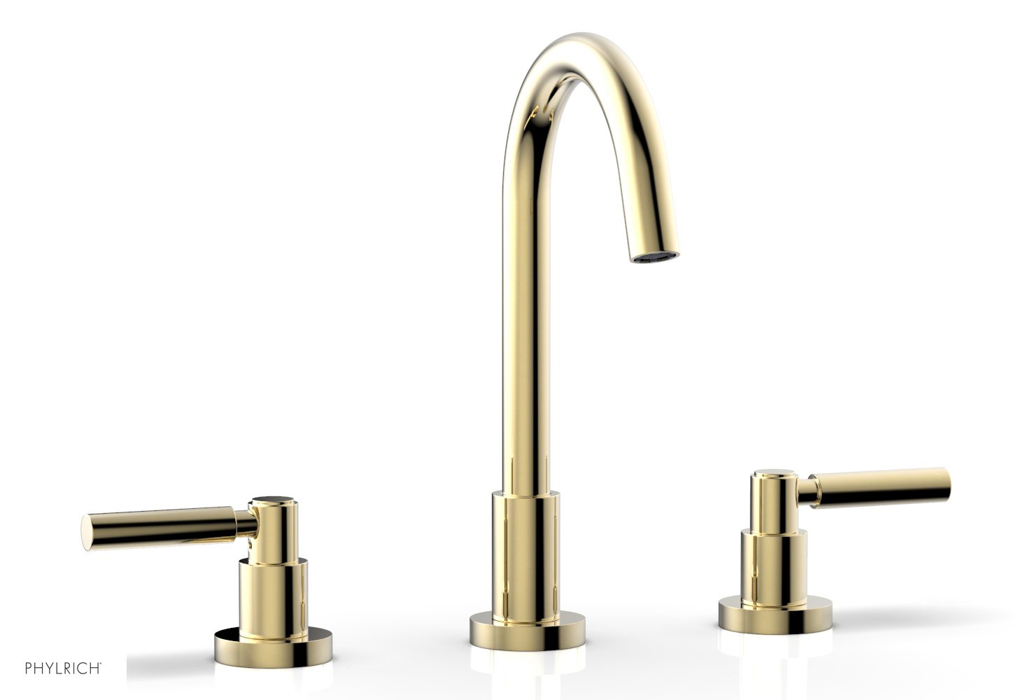 BASIC Widespread Faucet, 10 1/2" High Spout, Lever Handles D130