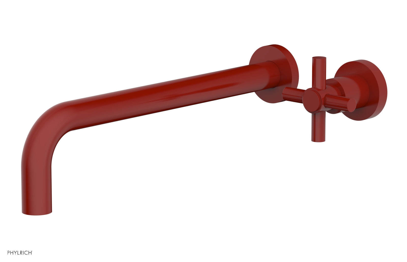 Basic 12" Single Handle Wall Lavatory Set - Cross Handle D131-17