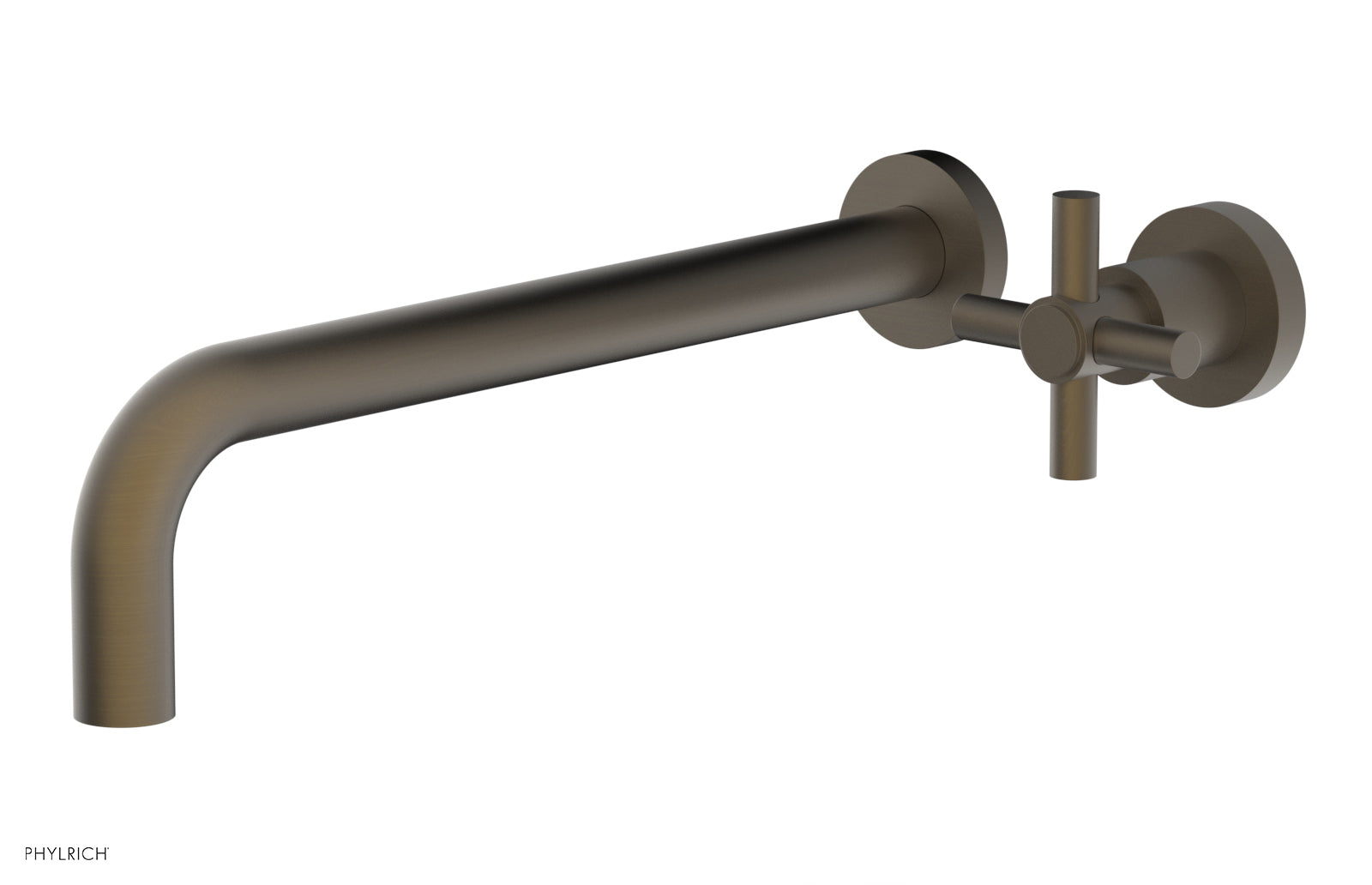 Basic 12" Single Handle Wall Lavatory Set - Cross Handle D131-17