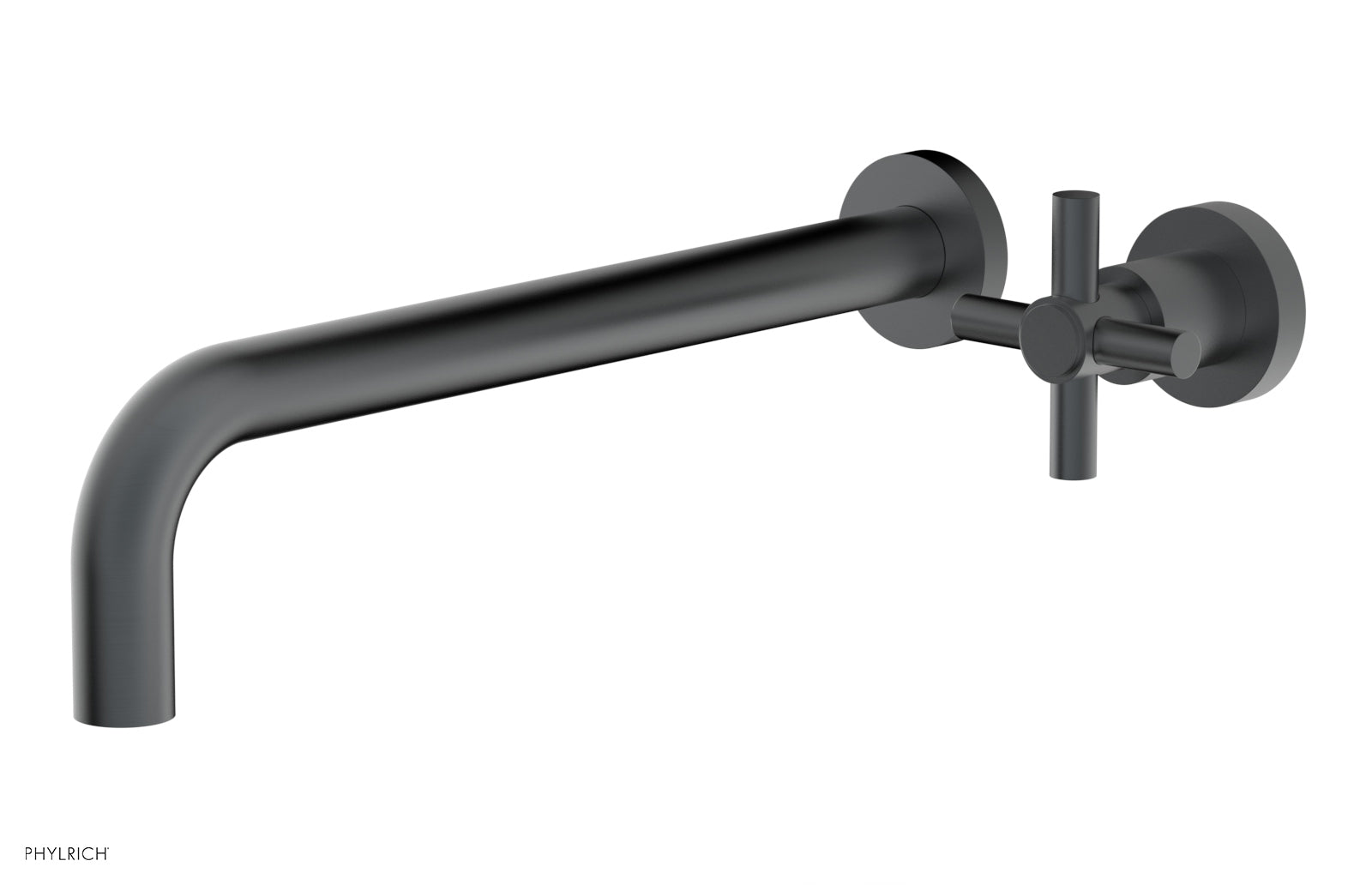 Basic 12" Single Handle Wall Lavatory Set - Cross Handle D131-17