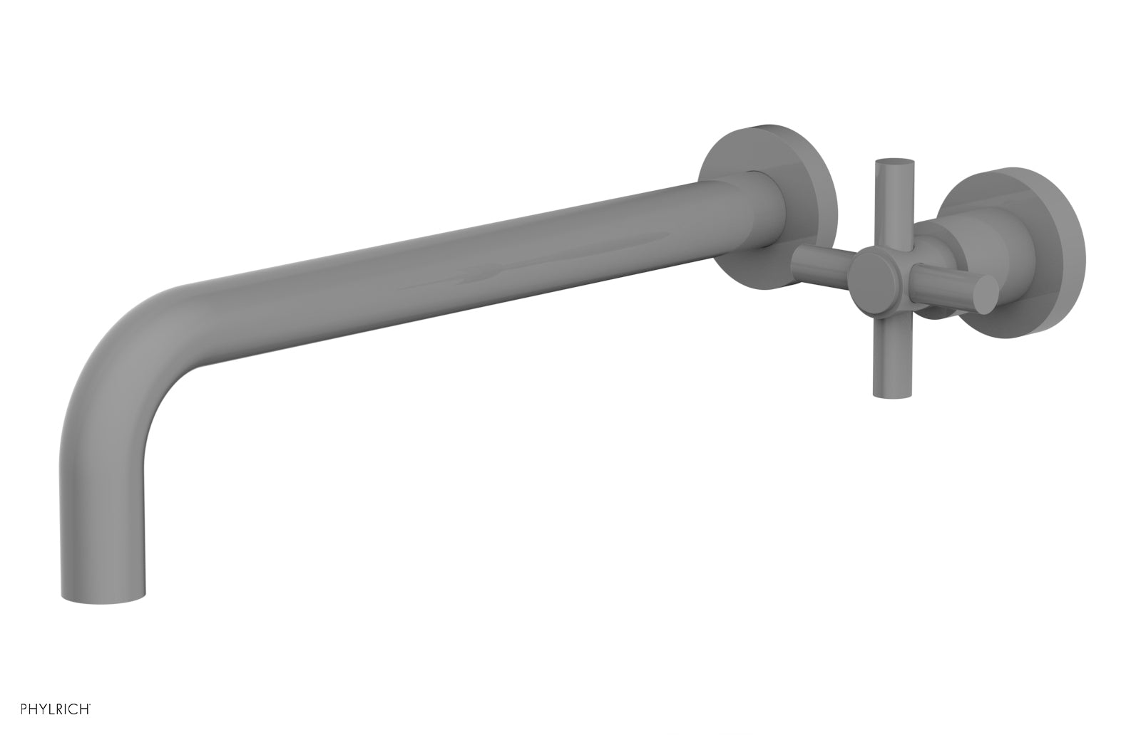 Basic 12" Single Handle Wall Lavatory Set - Cross Handle D131-17