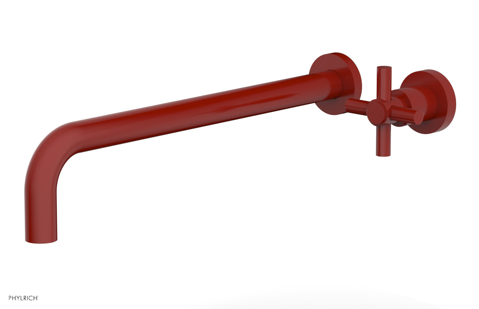 Basic 14" Single Handle Wall Lavatory Set - Cross Handle D131-18