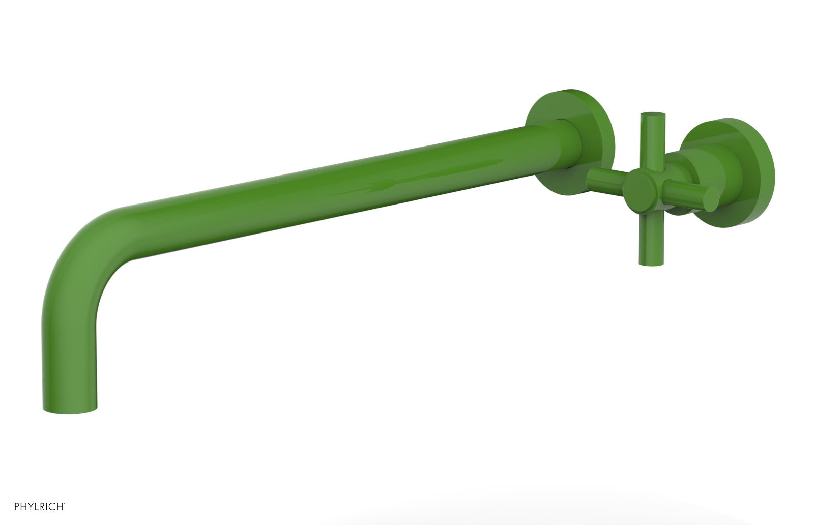 Basic 14" Single Handle Wall Lavatory Set - Cross Handle D131-18