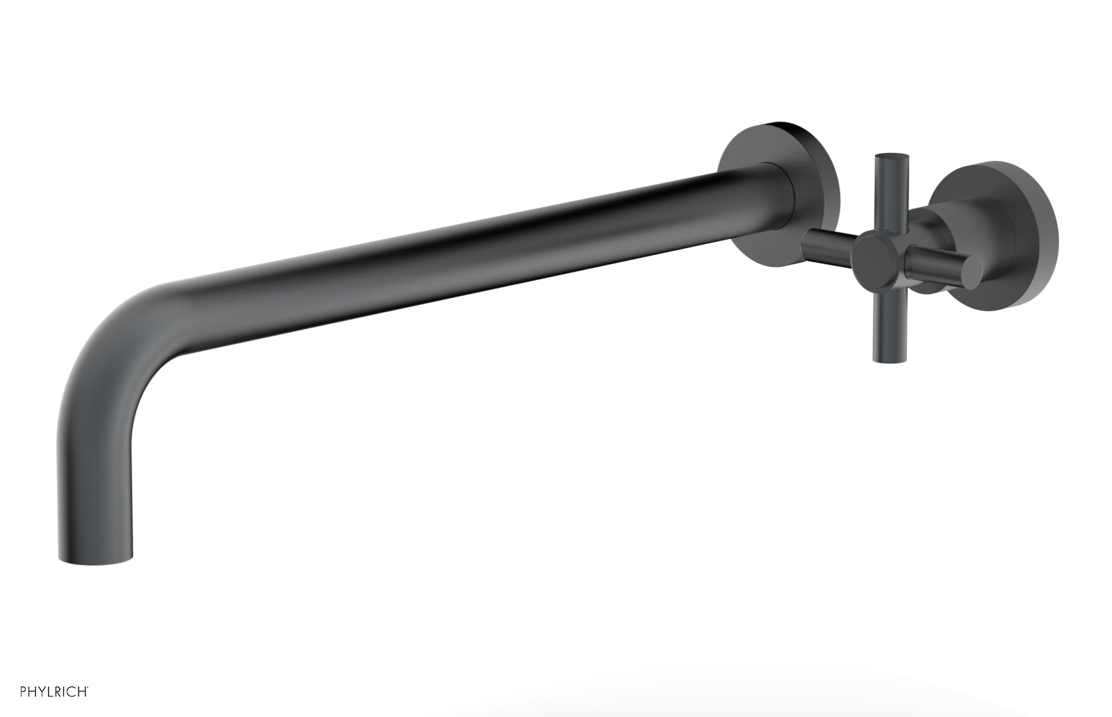 Basic 14" Single Handle Wall Lavatory Set - Cross Handle D131-18