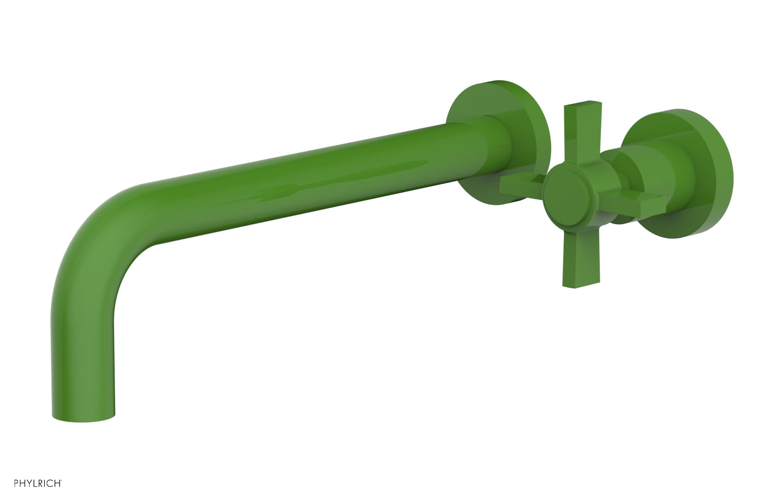 Basic 10" Single Handle Wall Lavatory Set - Cross Handle D132-16