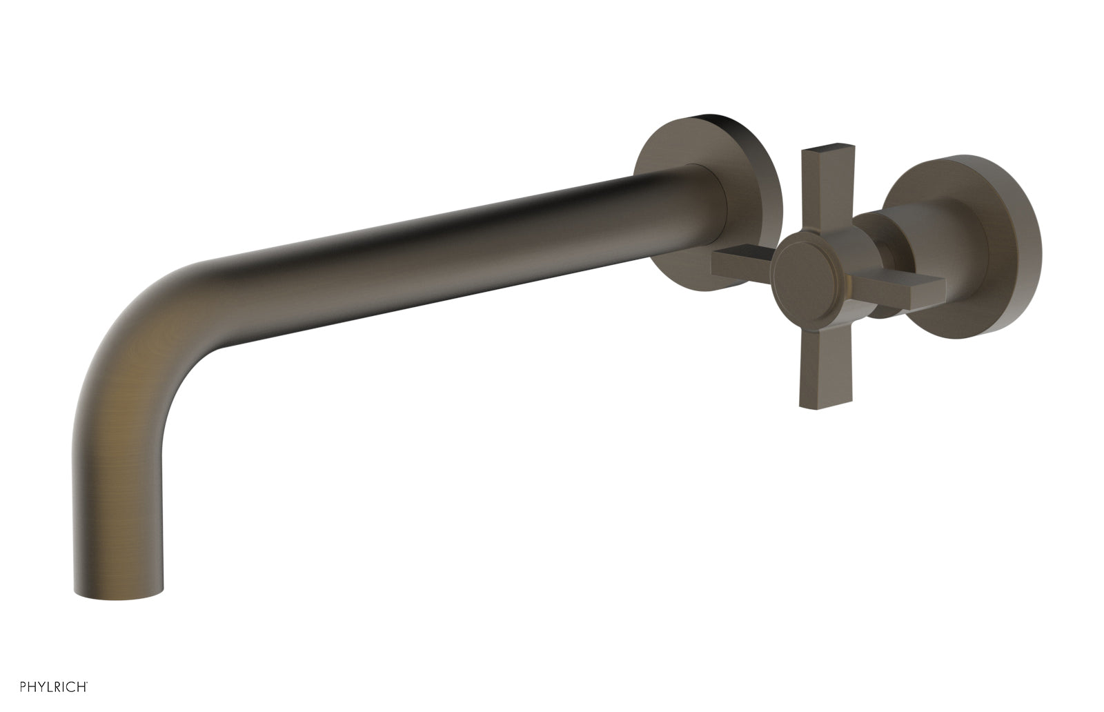 Basic 10" Single Handle Wall Lavatory Set - Cross Handle D132-16