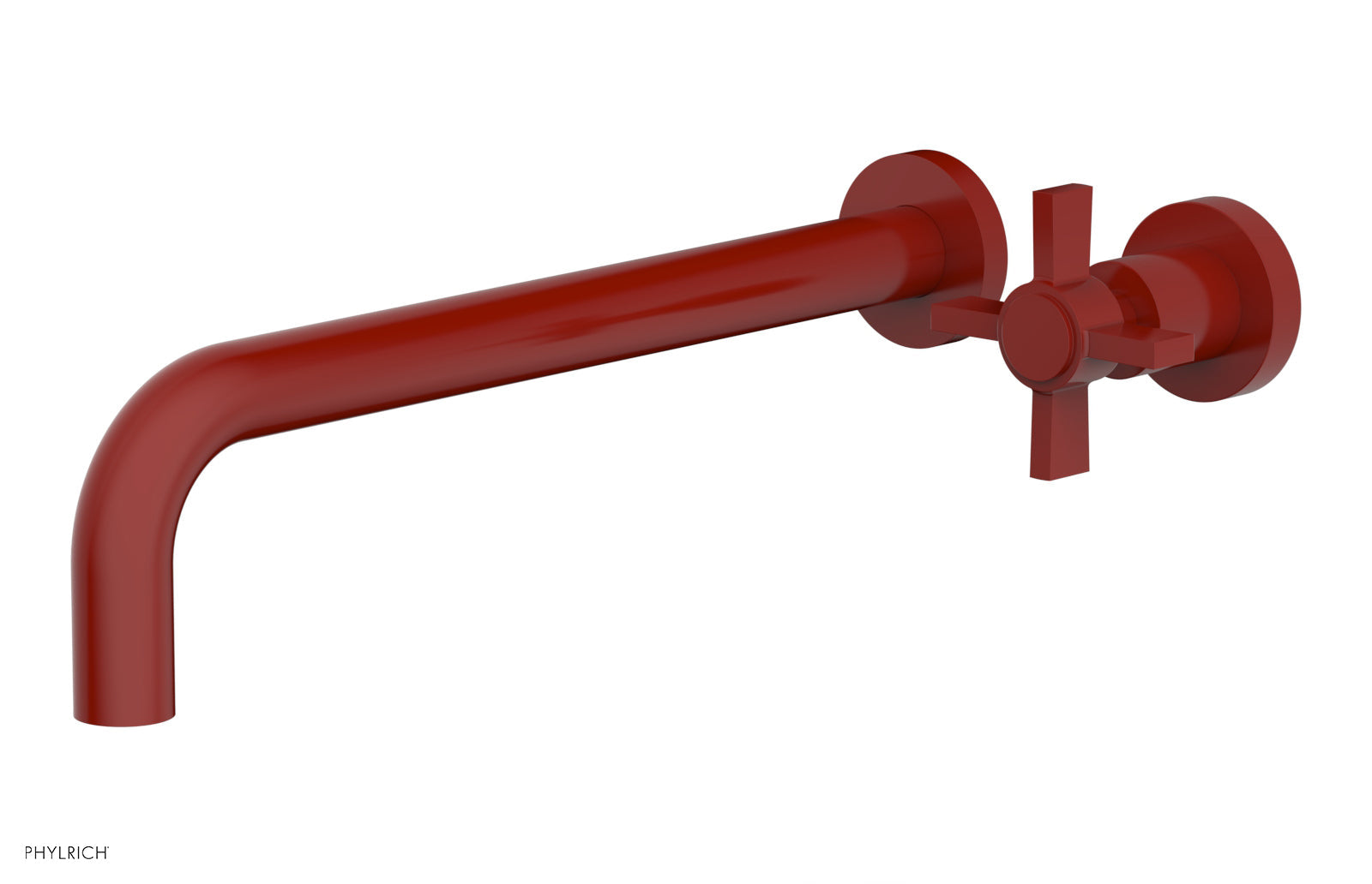 Basic 12" Single Handle Wall Lavatory Set - Cross Handle D132-17