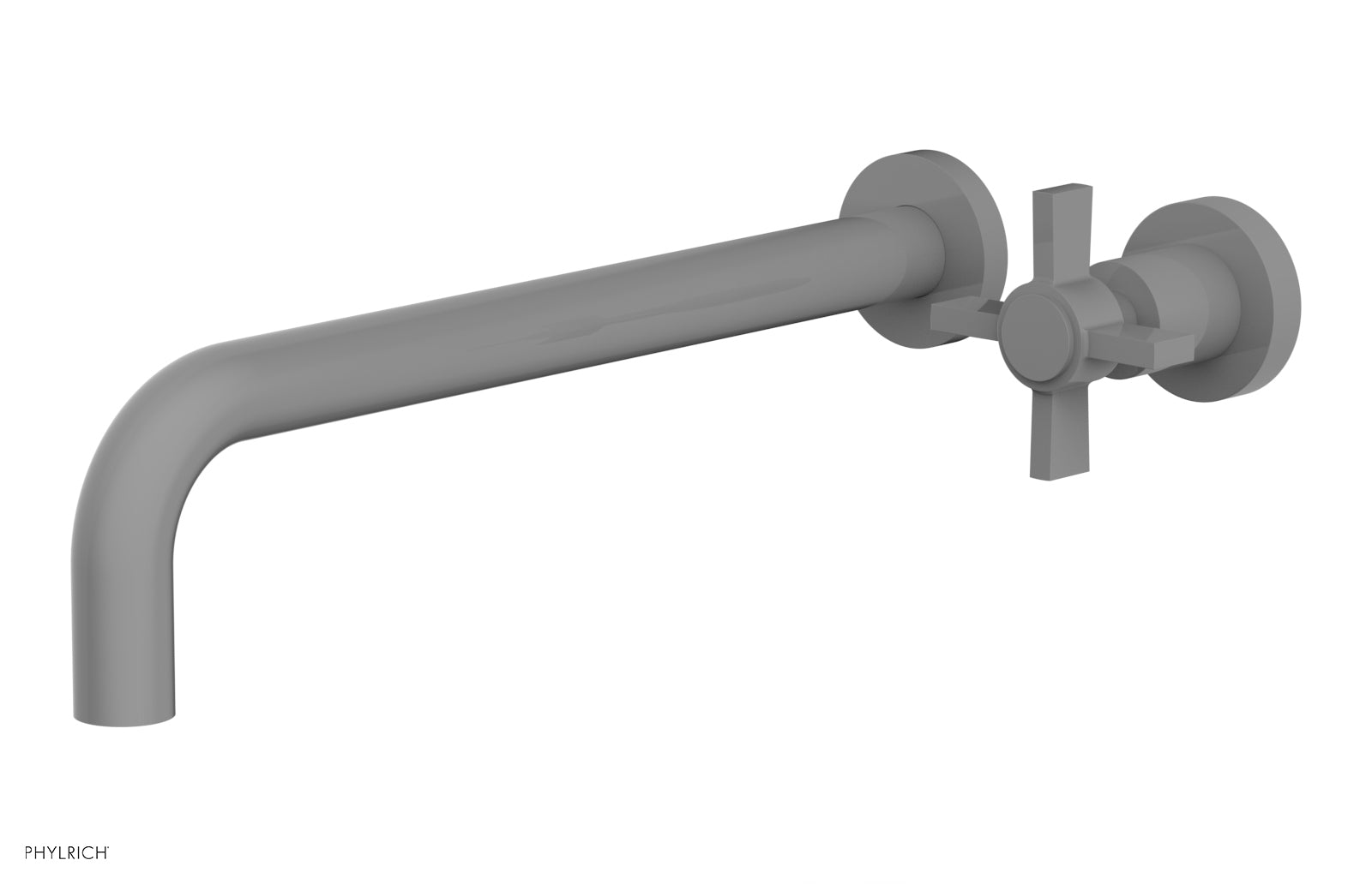 Basic 12" Single Handle Wall Lavatory Set - Cross Handle D132-17