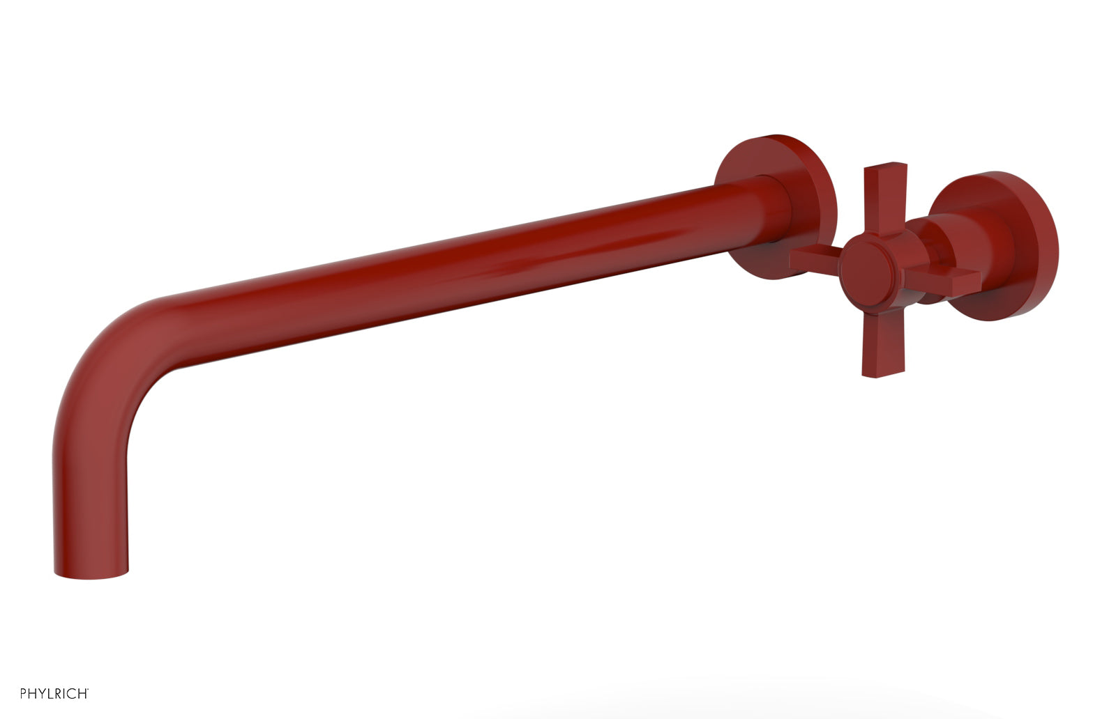 Basic 14" Single Handle Wall Lavatory Set - Cross Handle D132-18