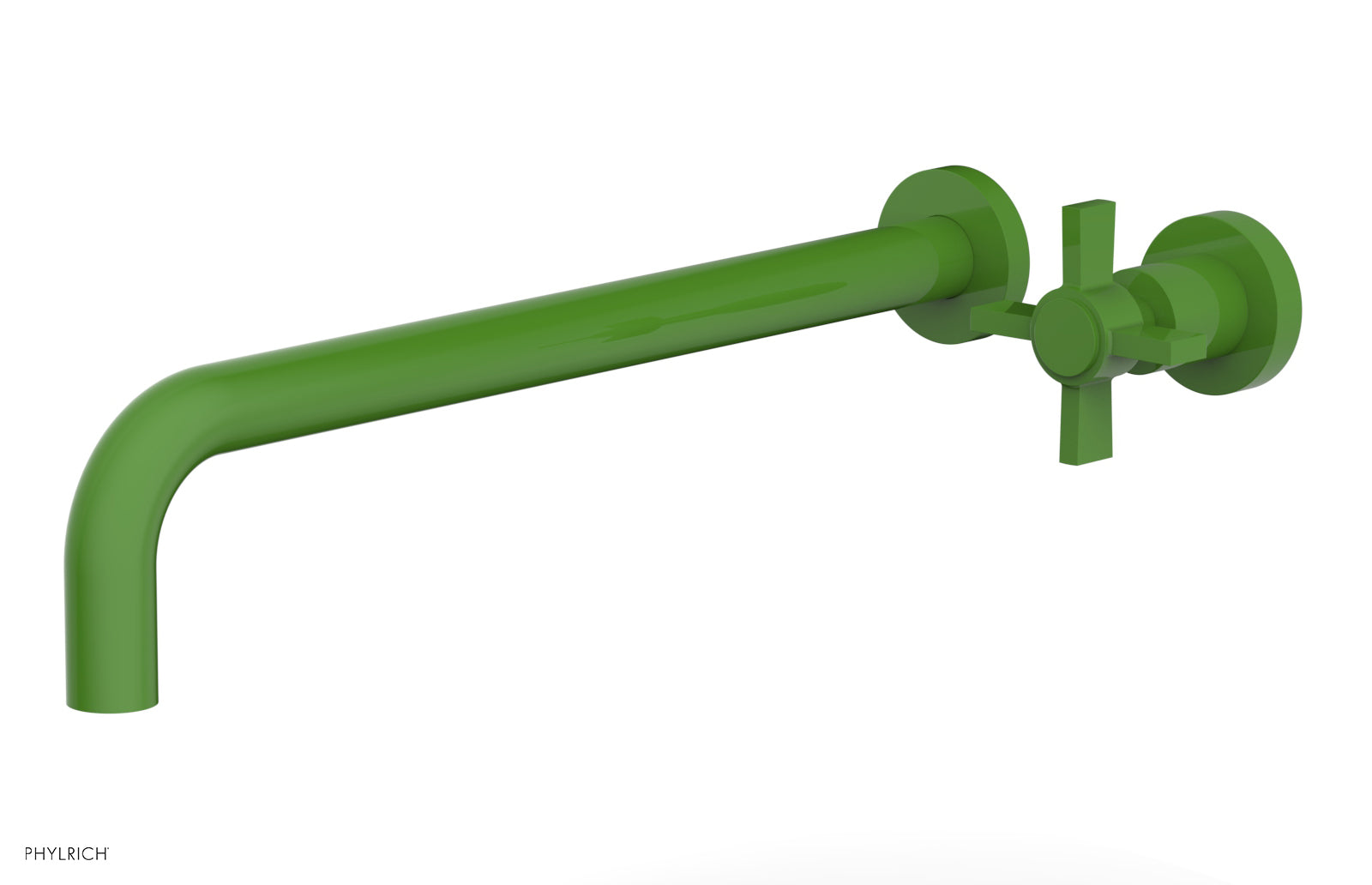 Basic 14" Single Handle Wall Lavatory Set - Cross Handle D132-18