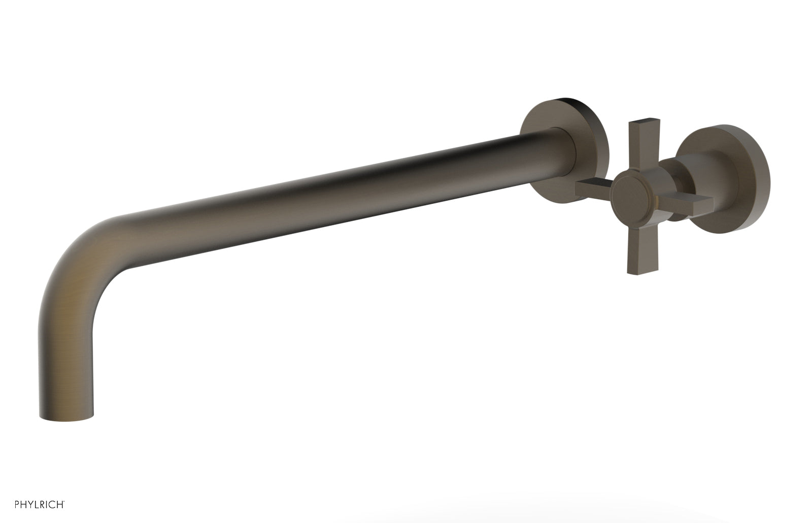 Basic 14" Single Handle Wall Lavatory Set - Cross Handle D132-18