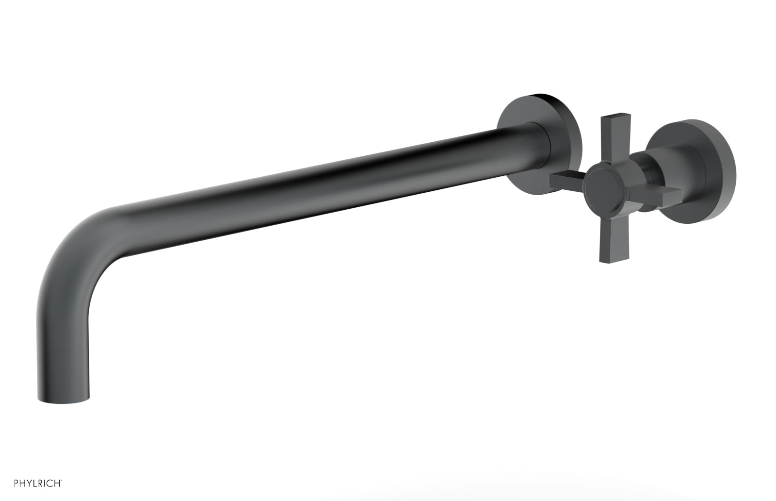 Basic 14" Single Handle Wall Lavatory Set - Cross Handle D132-18