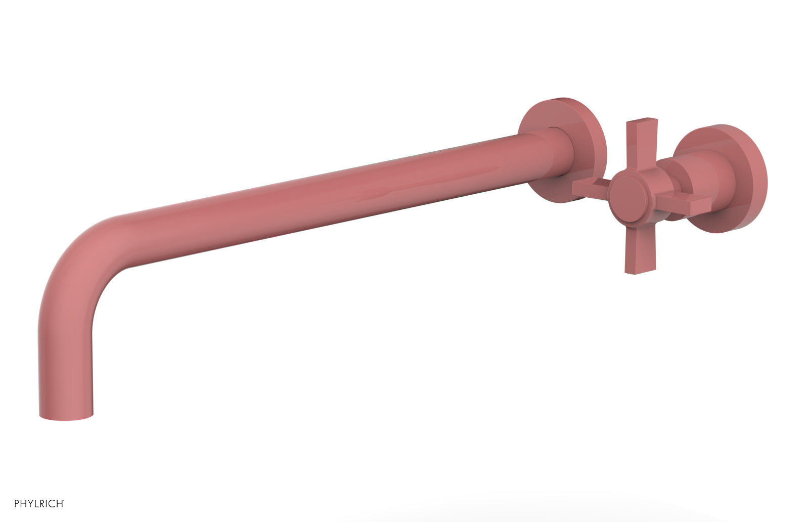 Basic 14" Single Handle Wall Lavatory Set - Cross Handle D132-18