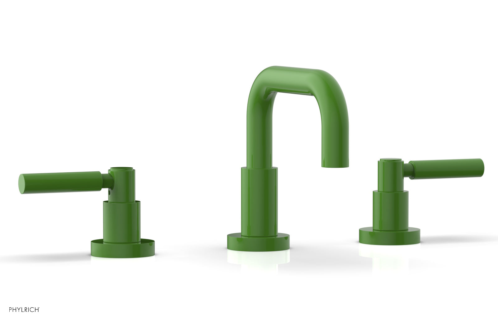 BASIC Widespread Faucet, 6 3/8" High Spout, Lever Handles D132