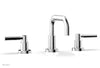 BASIC Widespread Faucet, 6 3/8" High Spout, Lever Handles D132
