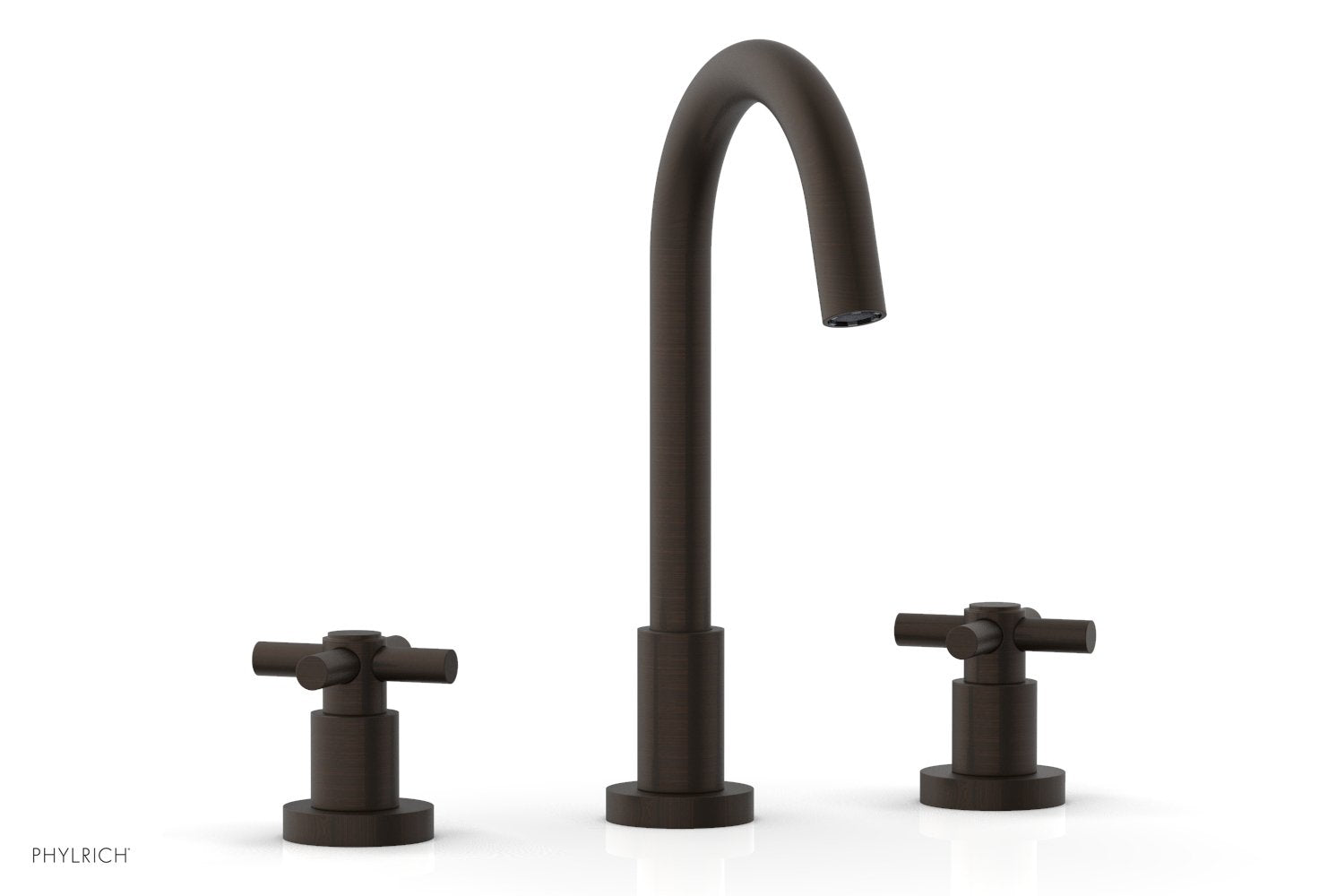 BASIC Widespread Faucet, 10 1/2" High Spout, Tubular Cross Handles D134