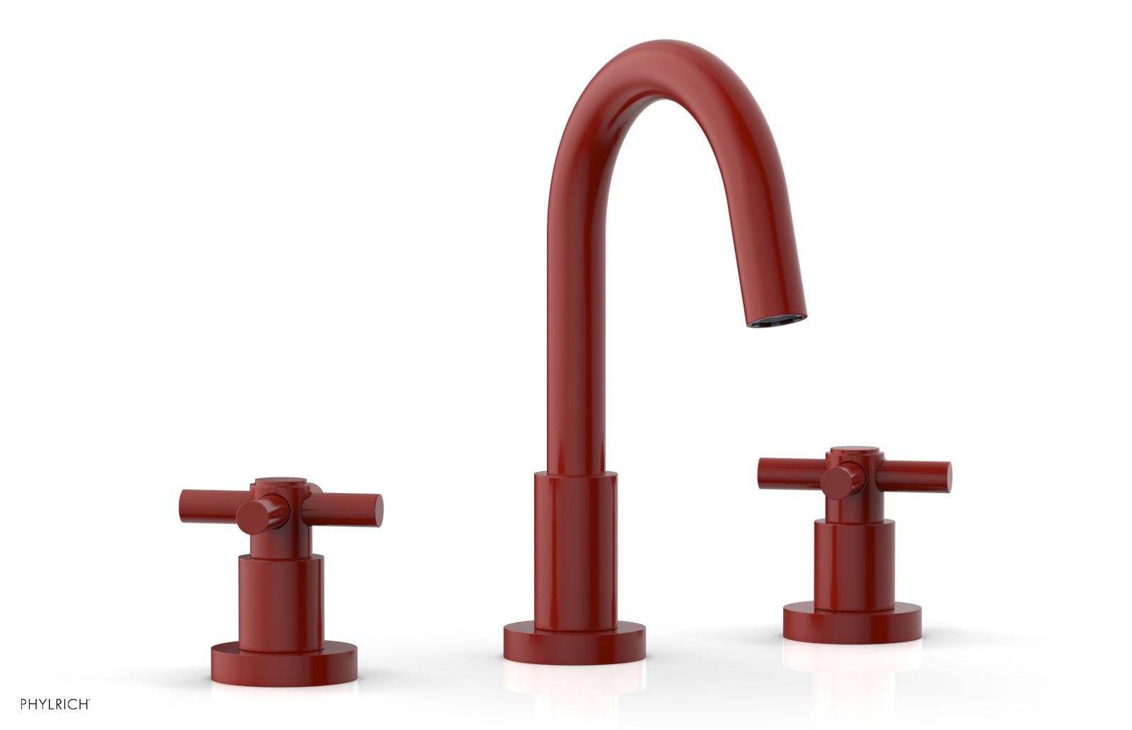 BASIC Widespread Faucet, 8 1/2" High Spout, Tubular Cross Handles D135