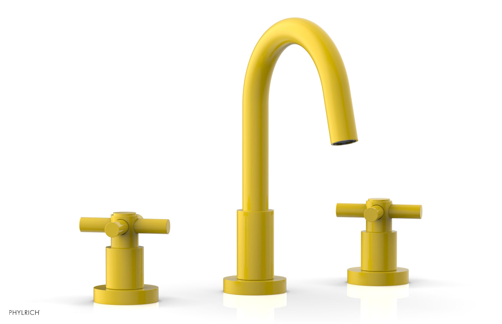 BASIC Widespread Faucet, 8 1/2" High Spout, Tubular Cross Handles D135