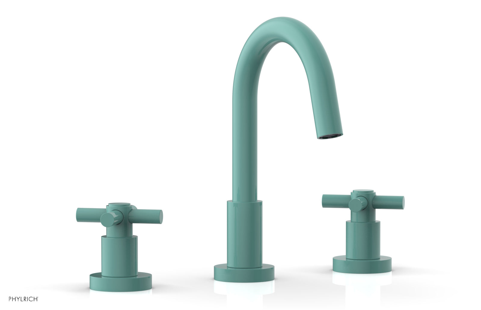 BASIC Widespread Faucet, 8 1/2" High Spout, Tubular Cross Handles D135