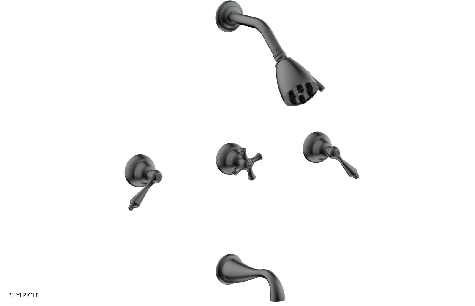 REVERE & SAVANNAH Three Handle Tub and Shower Set D2100