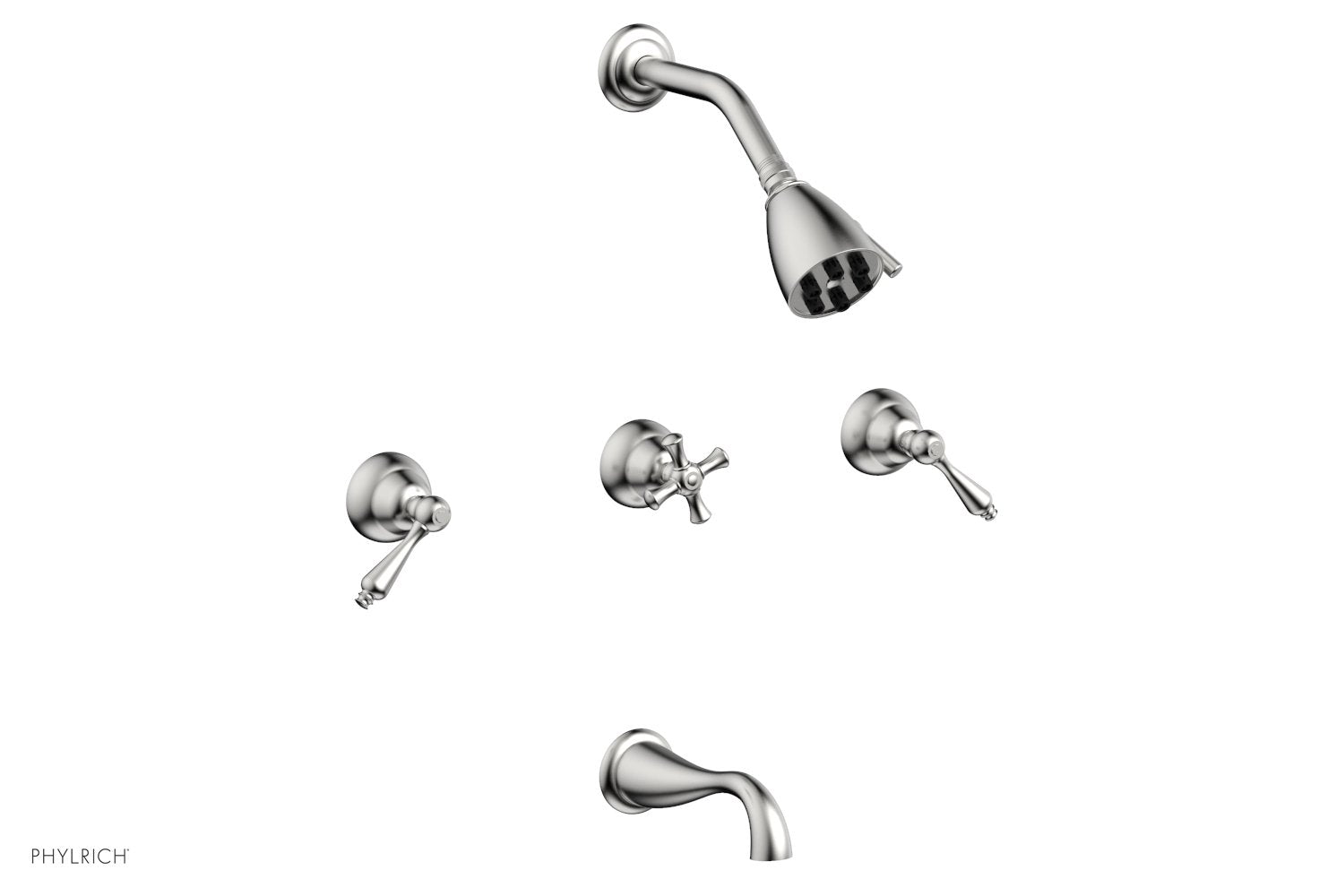 REVERE & SAVANNAH Three Handle Tub and Shower Set D2100