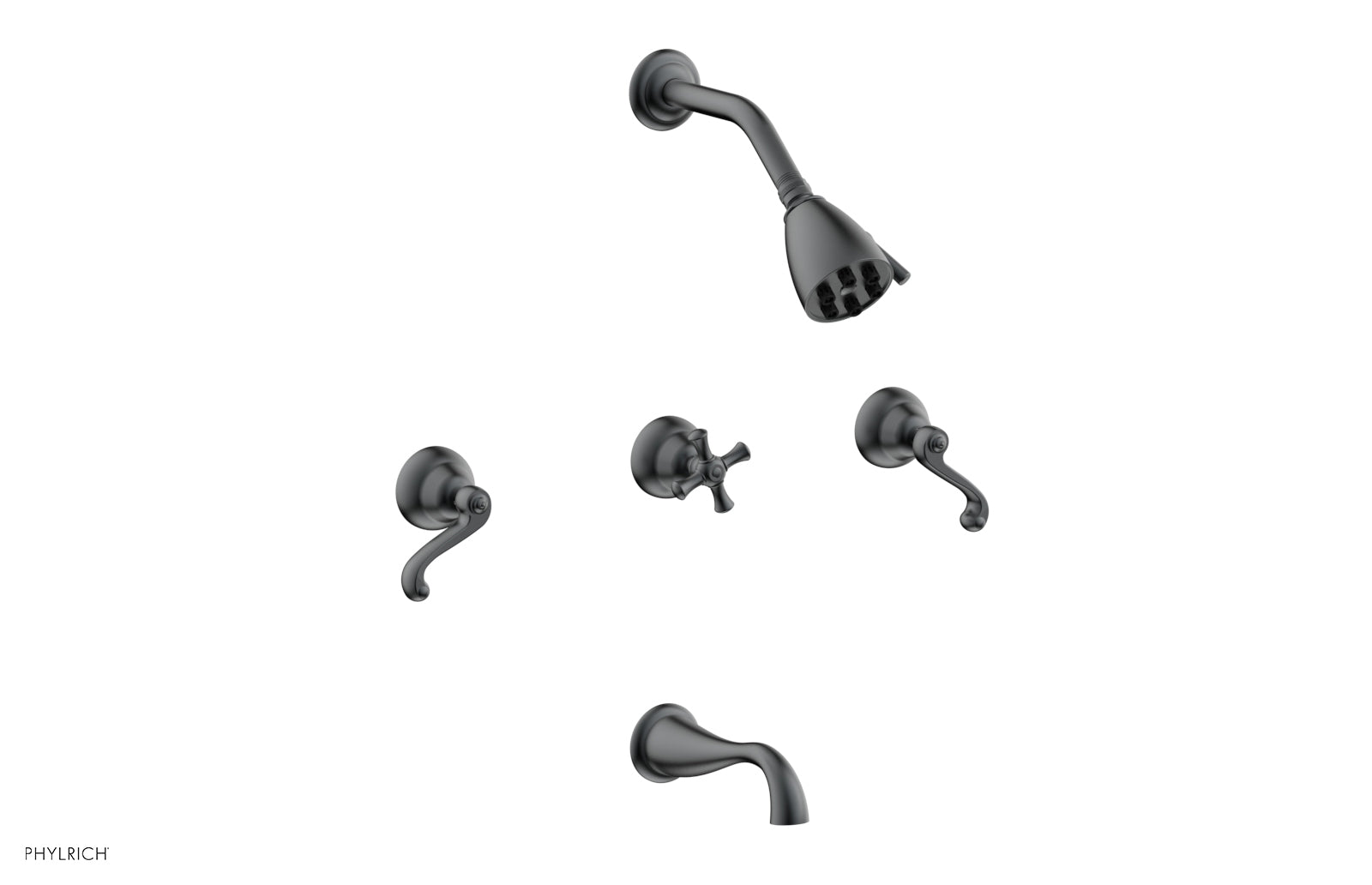 REVERE & SAVANNAH Three Handle Tub and Shower Set D2102