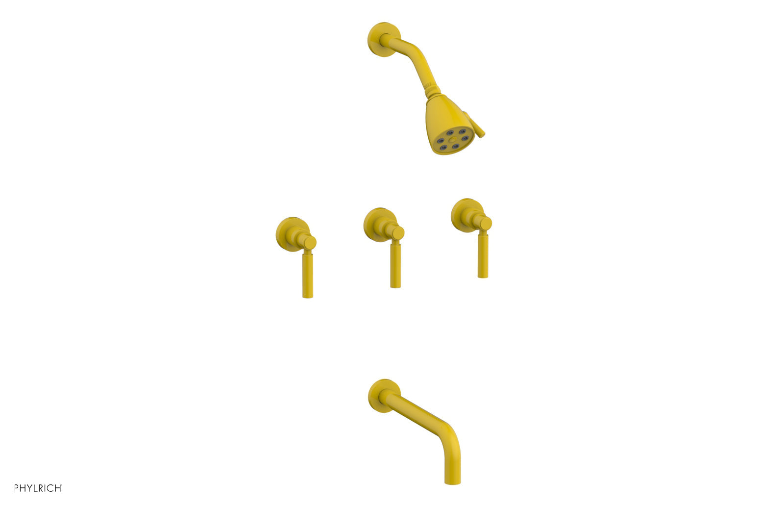 BASIC Three Handle Tub and Shower Set 10" Spout - Lever Handles D2130-10