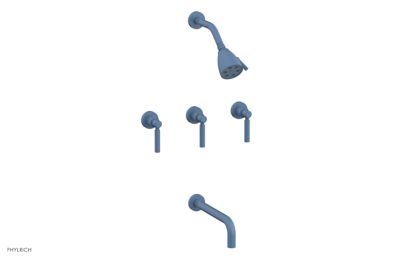 BASIC Three Handle Tub and Shower Set 10" Spout - Lever Handles D2130-10