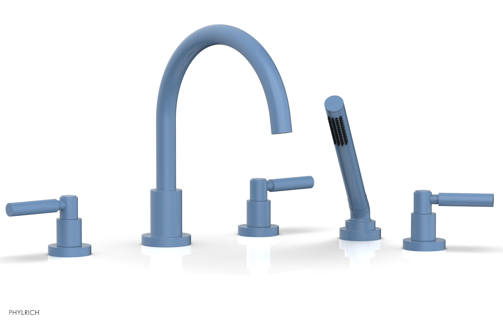 BASIC Deck Tub Set with Hand Shower - Lever Handles D2130C1