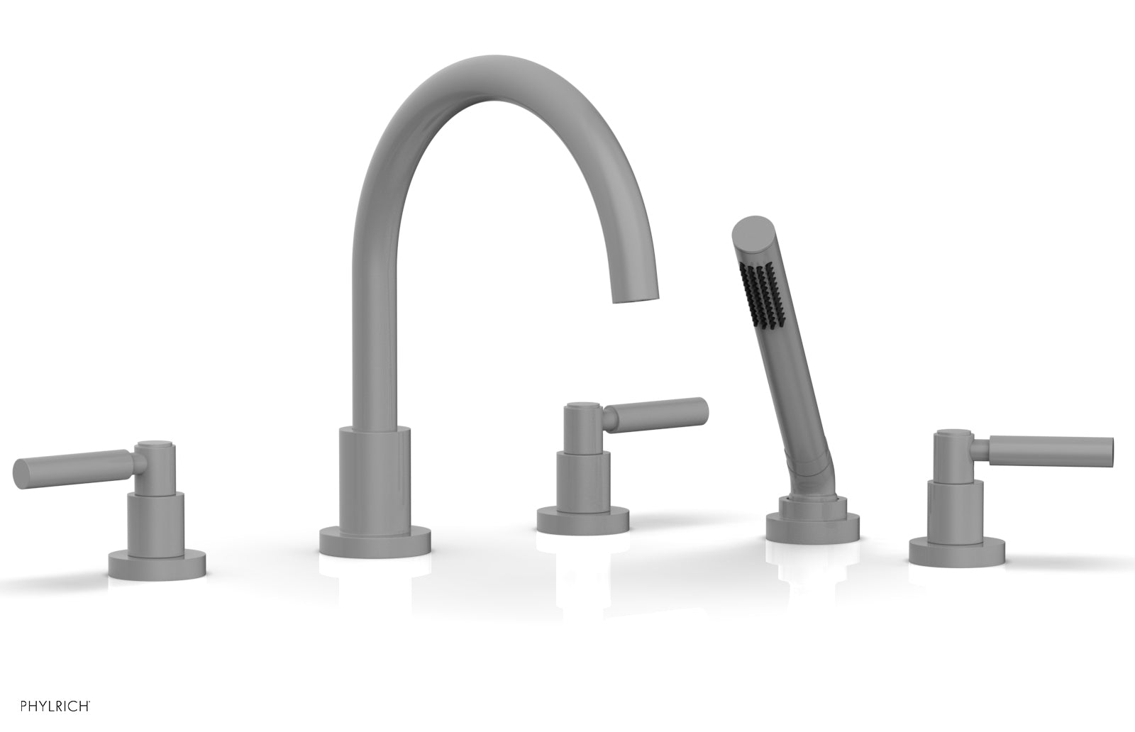 BASIC Deck Tub Set with Hand Shower - Lever Handles D2130C1