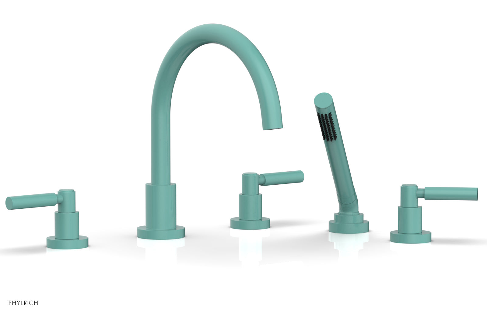 BASIC Deck Tub Set with Hand Shower - Lever Handles D2130C1