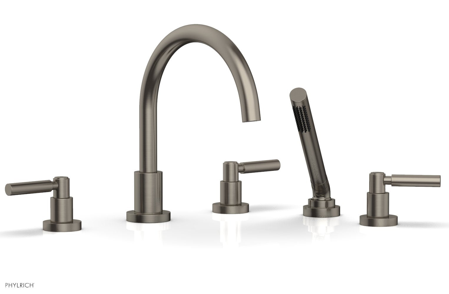 BASIC Deck Tub Set with Hand Shower - Lever Handles D2130C1