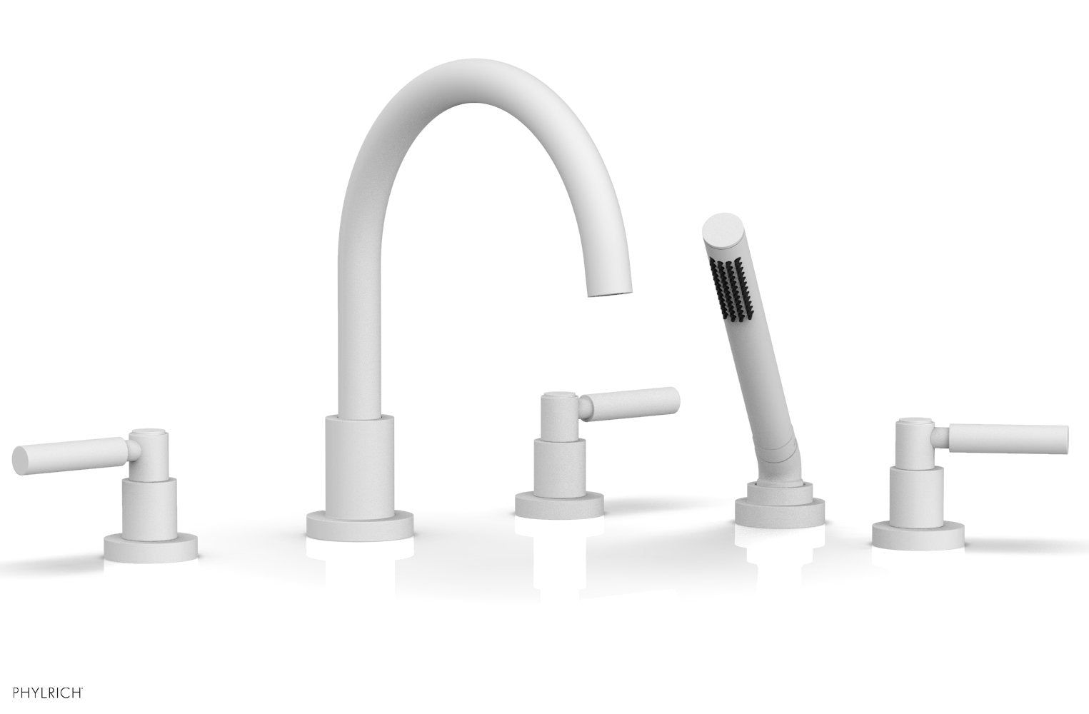 BASIC Deck Tub Set with Hand Shower - Lever Handles D2130C1