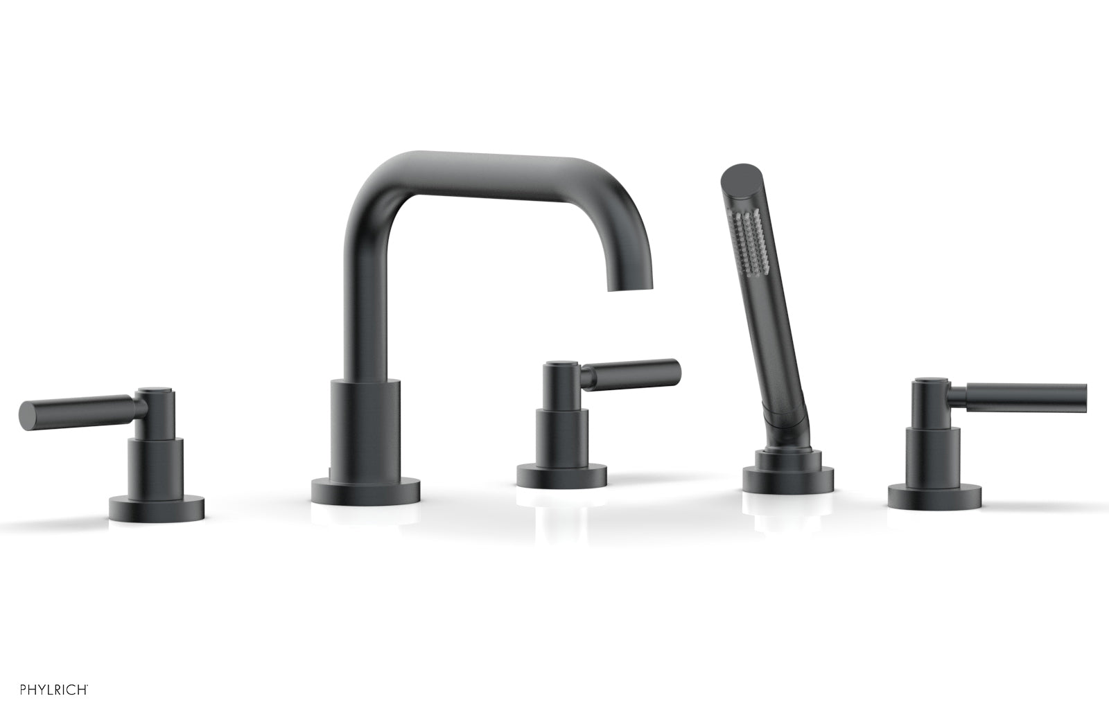 BASIC Deck Tub Set with Hand Shower - Lever Handles D2132D1