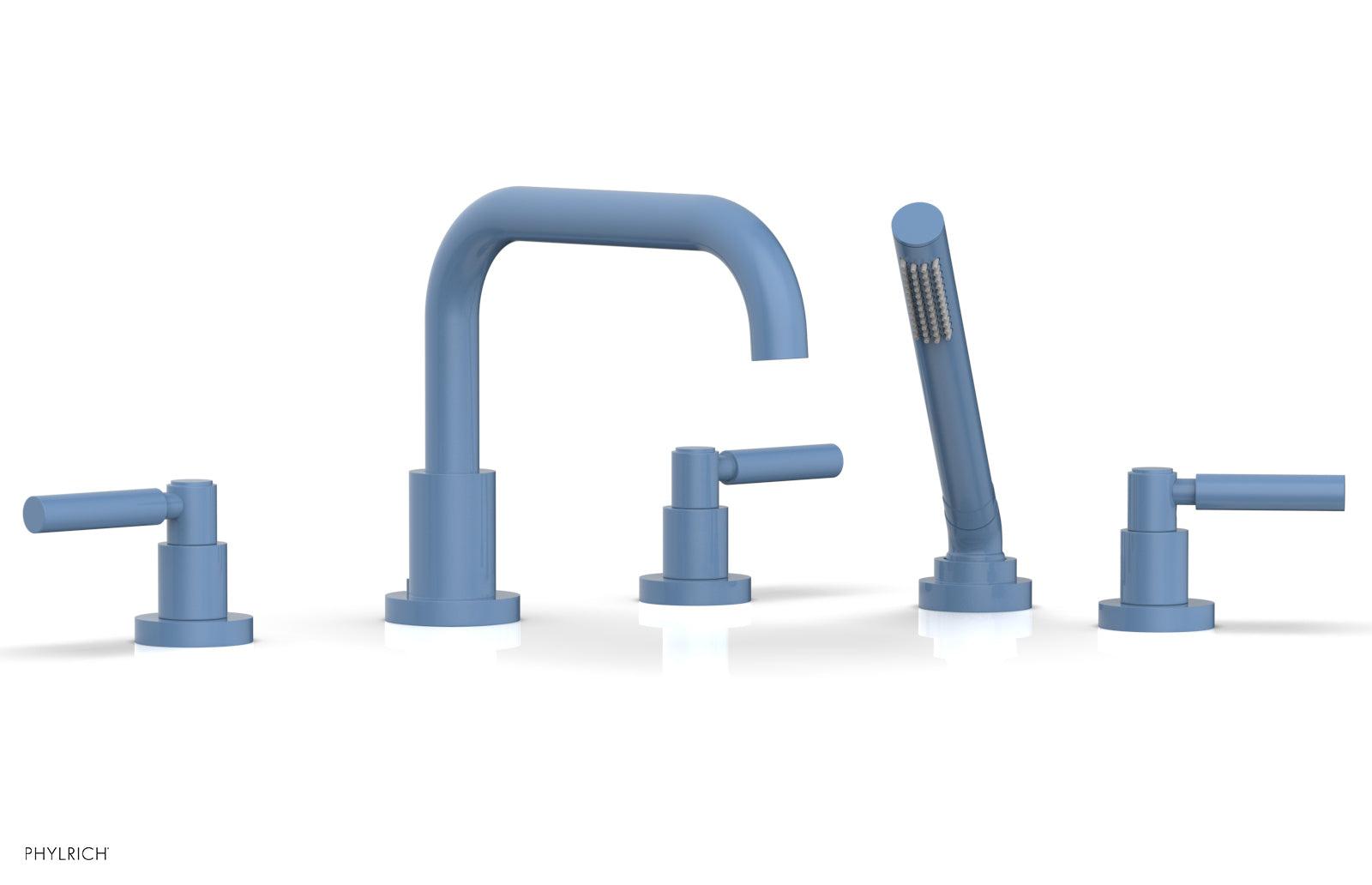 BASIC Deck Tub Set with Hand Shower - Lever Handles D2132D1