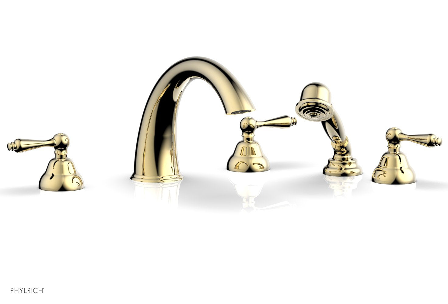 REVERE & SAVANNAH Deck Tub Set with Hand Shower D2200T1