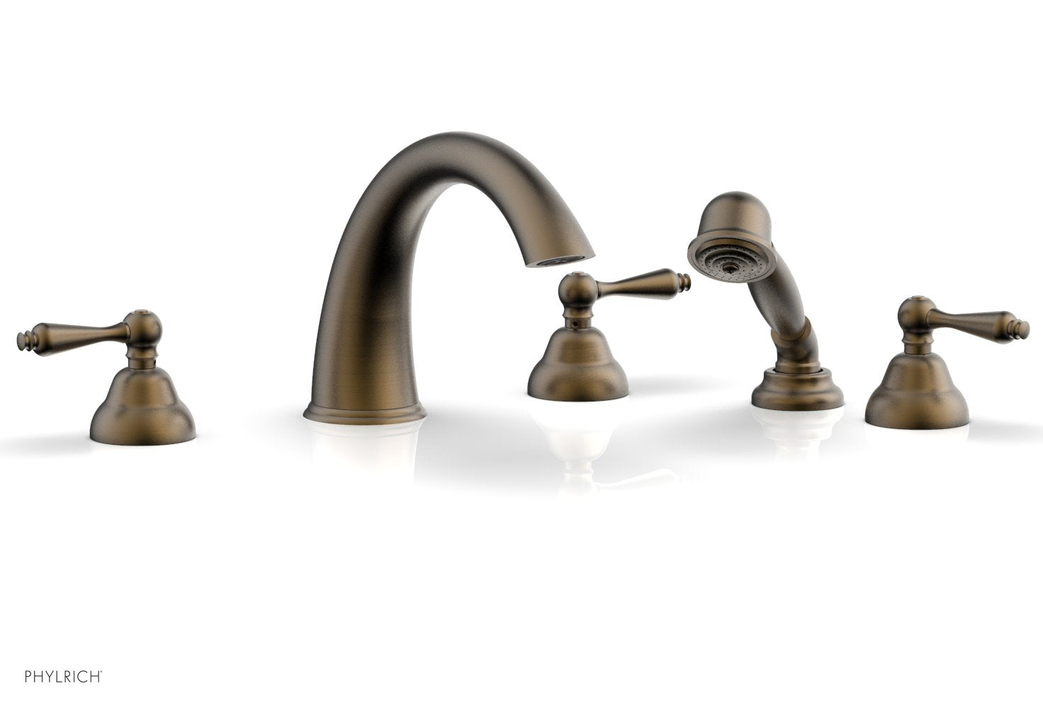 REVERE & SAVANNAH Deck Tub Set with Hand Shower D2200T1