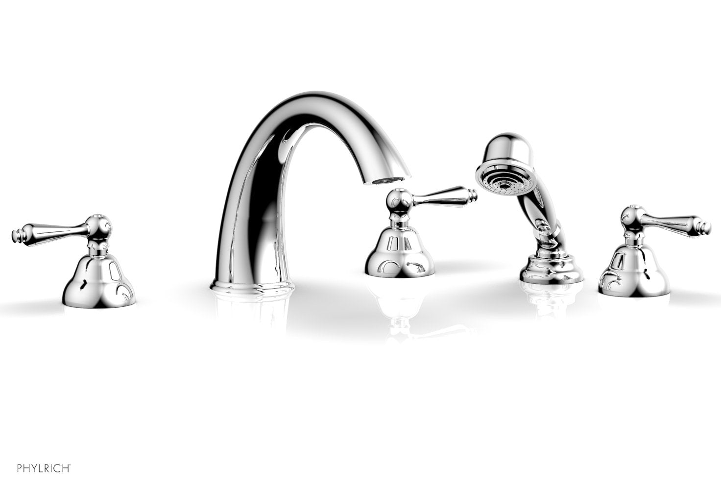 Deck Tub Set with Hand Shower