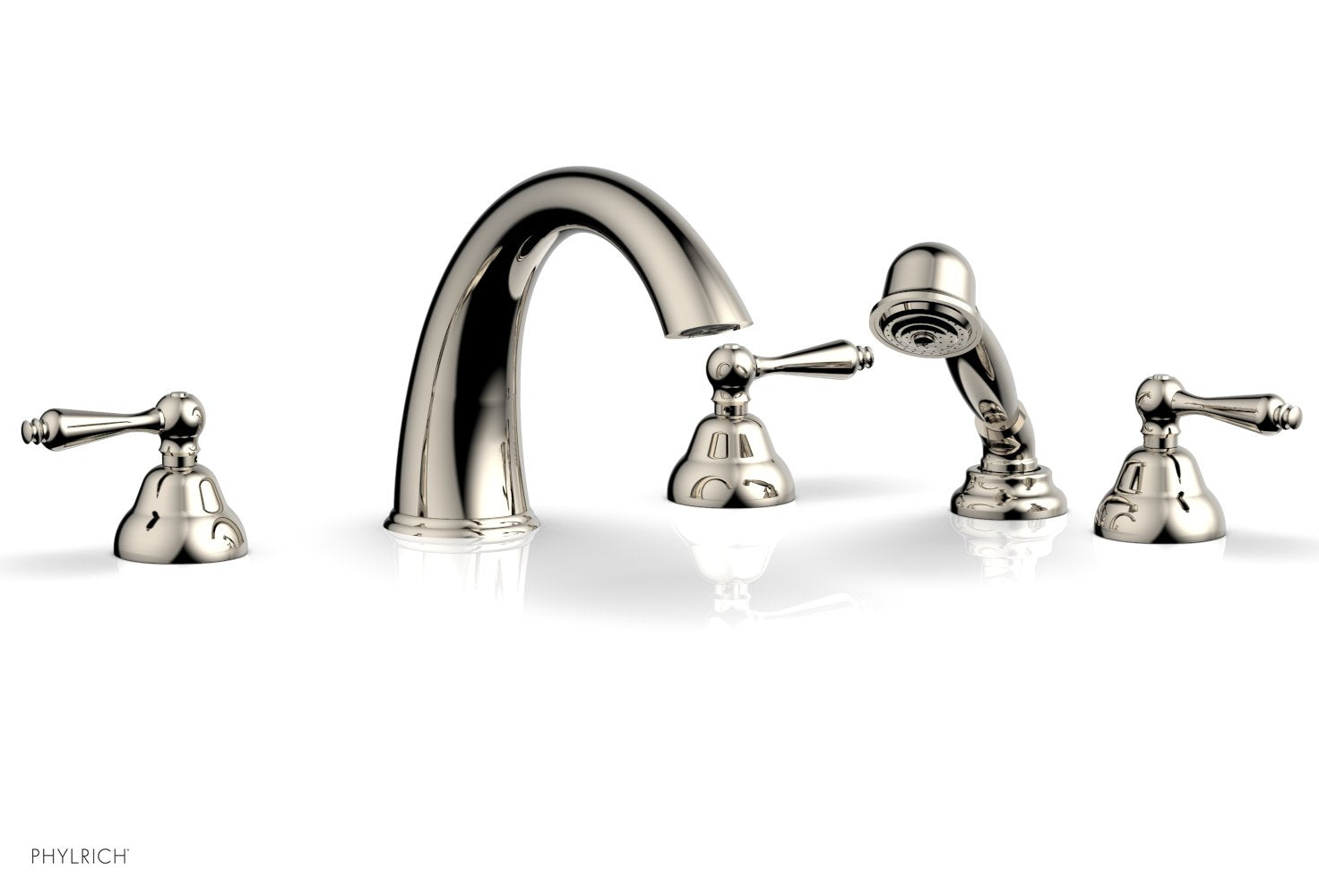 REVERE & SAVANNAH Deck Tub Set with Hand Shower D2200T1