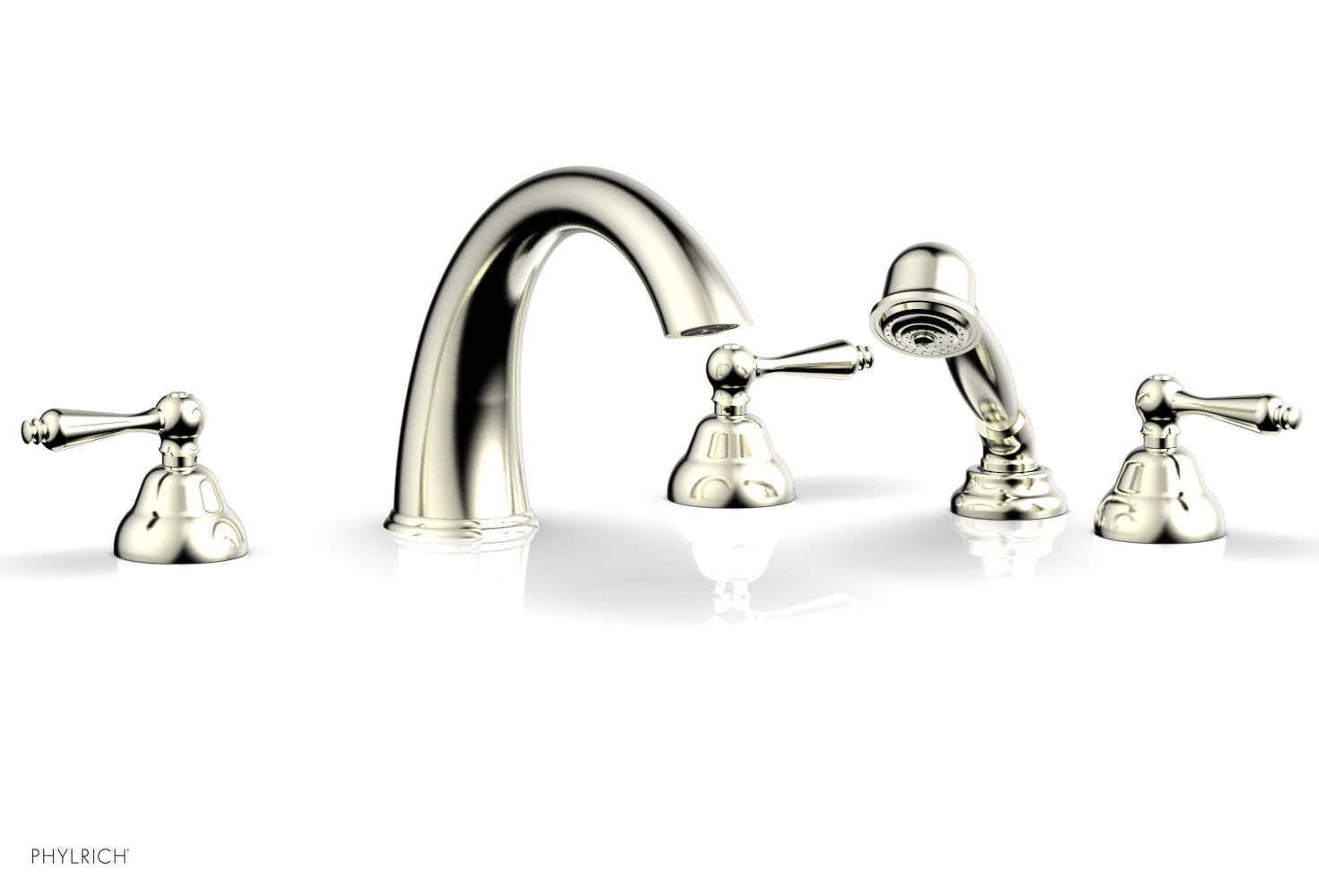 REVERE & SAVANNAH Deck Tub Set with Hand Shower D2200T1