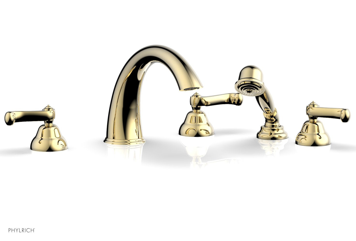 REVERE & SAVANNAH Deck Tub Set with Hand Shower D2202T1