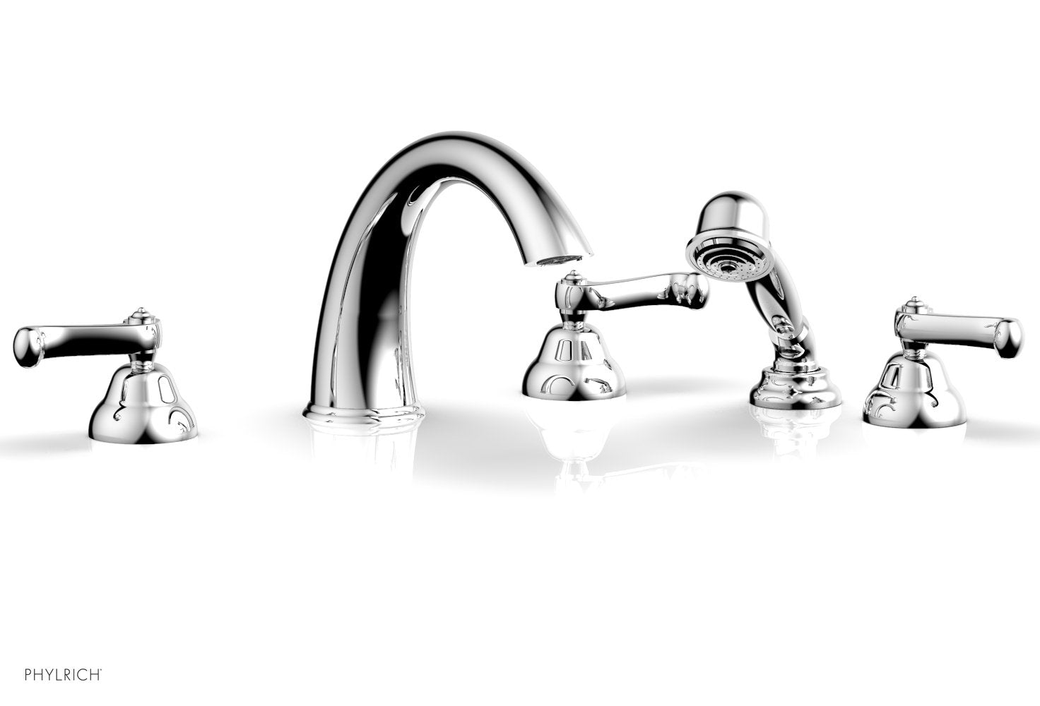 Deck Tub Set with Hand Shower