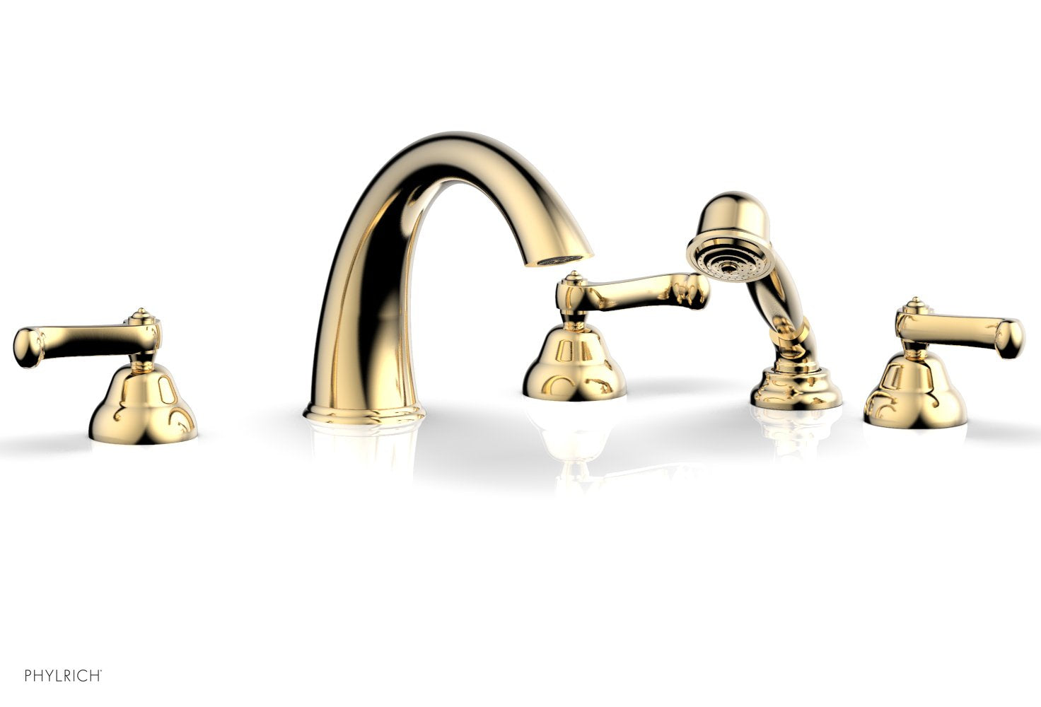 REVERE & SAVANNAH Deck Tub Set with Hand Shower D2202T1