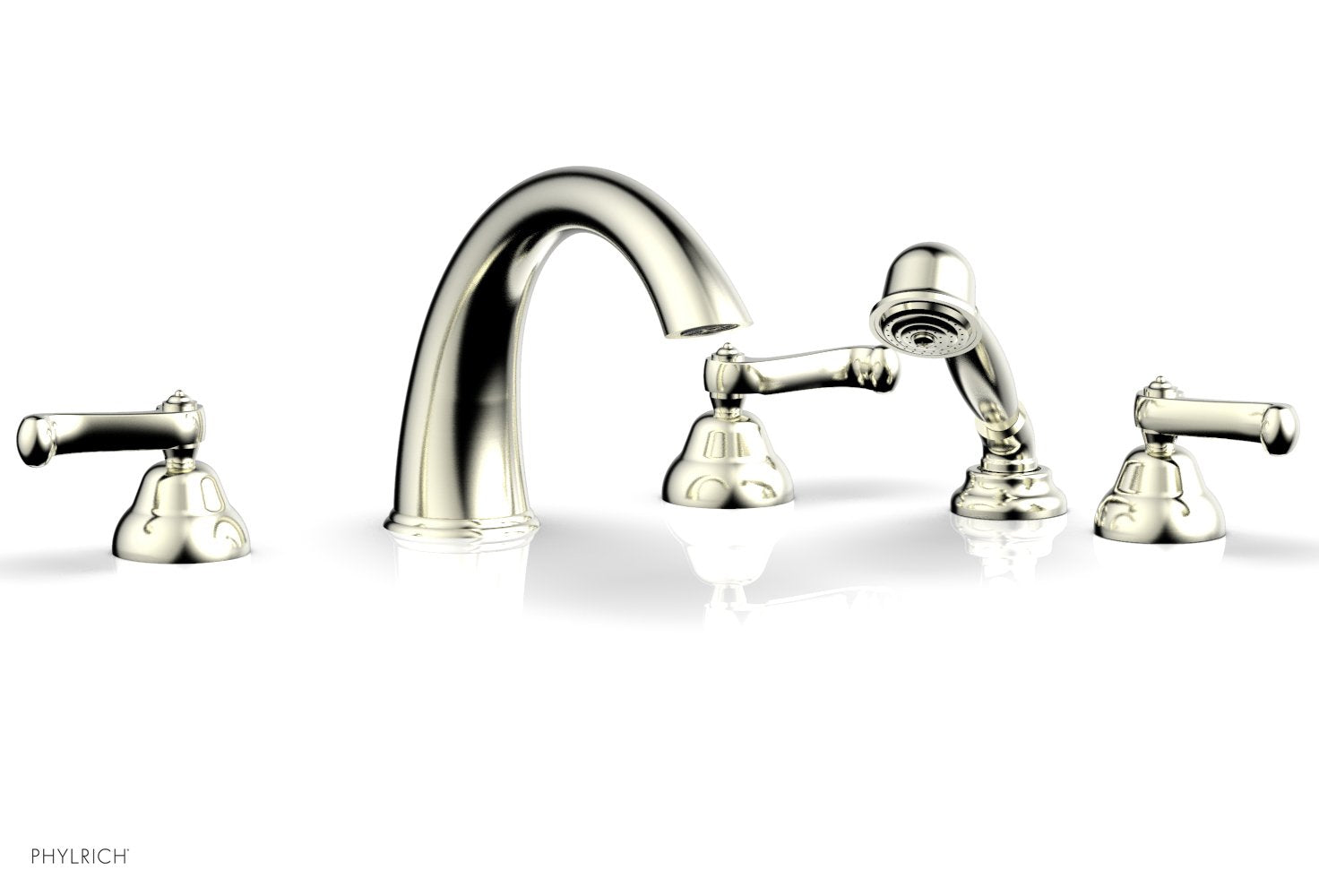 REVERE & SAVANNAH Deck Tub Set with Hand Shower D2202T1