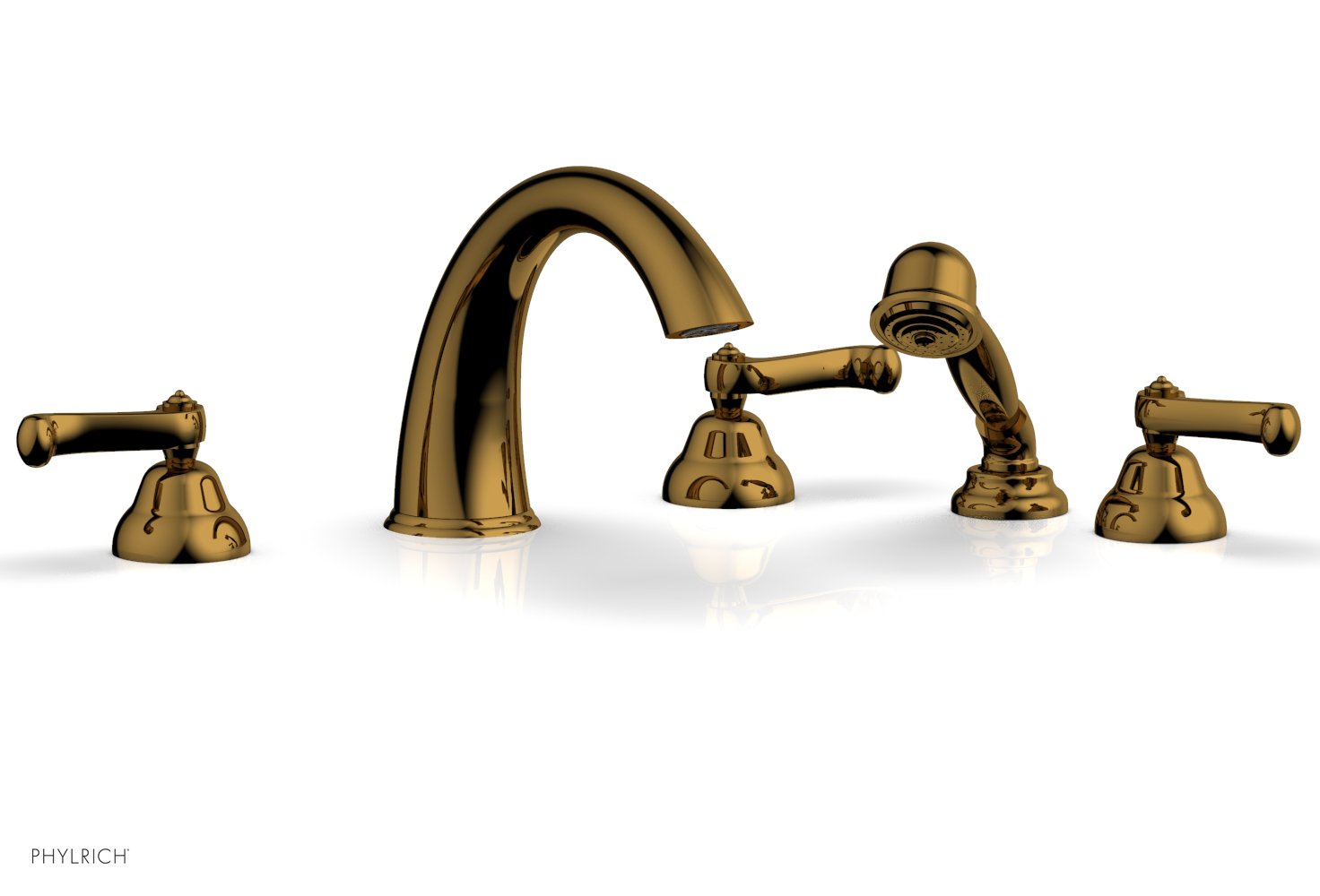 REVERE & SAVANNAH Deck Tub Set with Hand Shower D2202T1