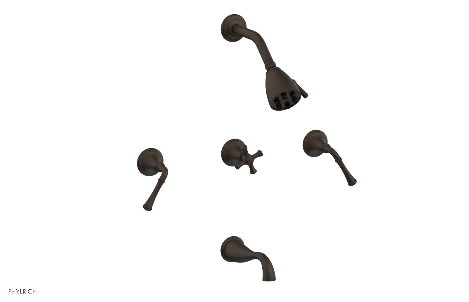 3RING Three Handle Tub and Shower Set D2205