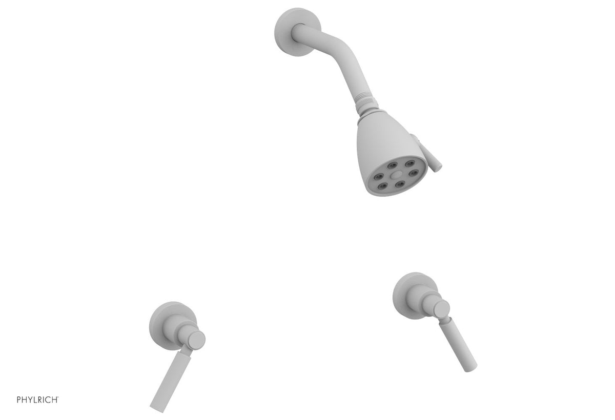 BASIC Two Handle Shower Set Lever Handles D3130 Phylrich